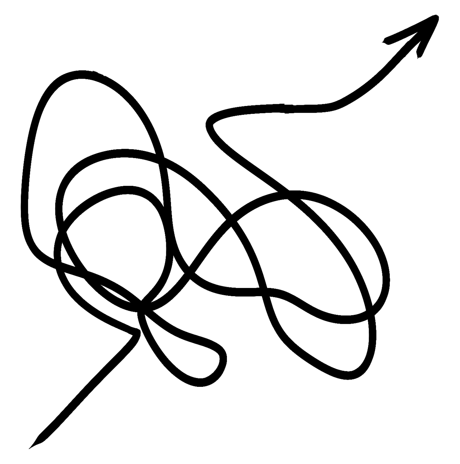 sketch of confusing path